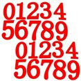 thumbnail image 1 of LOLIPPYY 2Sets Wooden Number Ornaments Red Color for Math Education and Creative Crafts, 1 of 7
