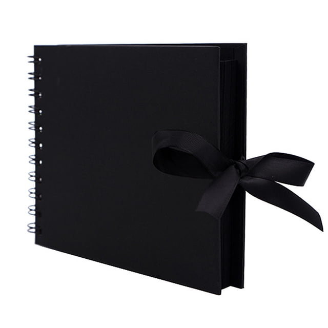 1pc Creative DIY Scrapbook Photo Album A5 Photo Album with Ribbon Bowknot
