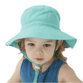 thumbnail image 2 of TELOLY Baby Hats Summer Short Brim Hat Soft Fabric Baby Bonnet Suitable for Both Male and Female Babies Hat,Pink, 2 of 2