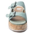 thumbnail image 2 of Jane and the Shoe Jordan Sandal Light Blue Denim Birken Buckle Mule (Light Blue Denim, 9), 2 of 4