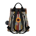 thumbnail image 2 of FORMRS Women's Travel Backpack Purse Anti-Theft Hidden Pockets Casual Shoulder Bag, Geometric Stripes, 2 of 7