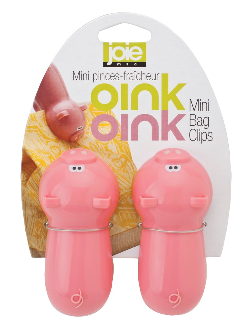 MSC International Joie Oink Oink Mini Bag Clips, Set of 2