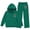 Army Green, variant on Ndbuld Kids Winter Hooded Sweatshirt Wide Leg Pants Set, Fleece Lined Warmth Casual Sports Two Piece Tracksuit