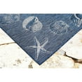 thumbnail image 4 of Liora Manne Carmel Shells Area Rug Navy Blue Indoor Outdoor 100% Polypropylene, 4 of 4