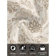 thumbnail image 7 of Brown Flowers Cloth Napkins Set of 6 Reusable Dinner Napkins, Vintage Pastoral Farmhouse Ethnic Art Cocktail Napkin Washable Table Napkins for Wedding/Holiday Party/Baby Shower 20"x20", 7 of 7