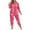 A Pink, variant on Women Pajama Sets Valentine Plus Size 2 Piece Pjs Sets Crewneck Long Sleeve Sleepwear Stretch Long Pants Light Pink XXXXXL