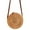 Khaki, variant on zttd beach handwoven circle straw retro rattan crossbody bag round bag a
