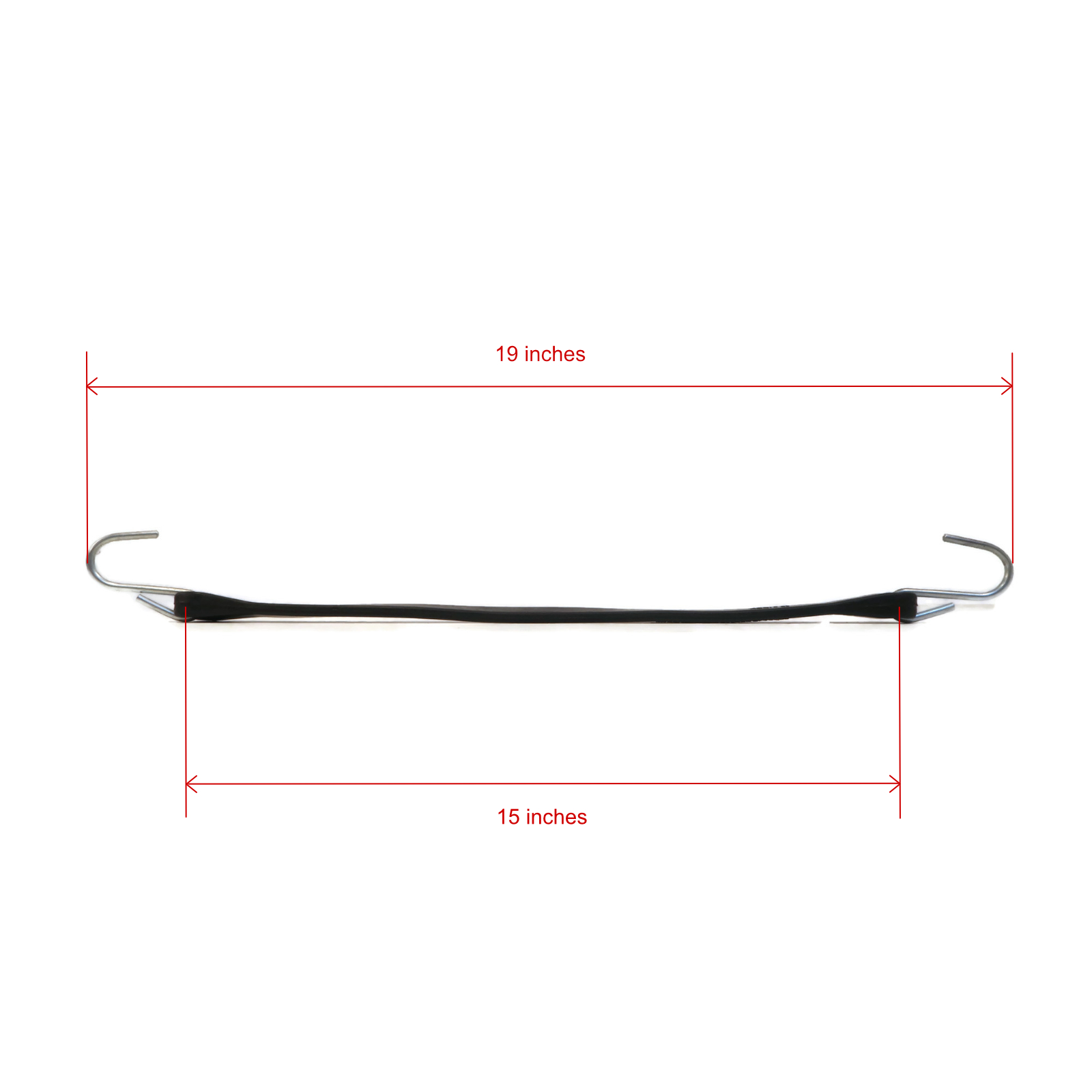 The ROP Shop | Heavy Duty 15" Bungee Cord Tie Down Tarp Straps