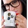 thumbnail image 2 of 3dRose, Happy 24th Birthday - Modern stylish floral Balloons. Elegant black brown blue 24 year old Bday, 15oz Two-Tone Red Mug, 2 of 7
