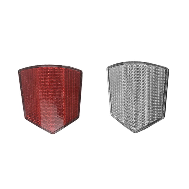 stanreset Bike Rear Tail Light Safety Warning Reflector Tail Light Night Outdoor Motorcycle Reflective Lamp Lighting Supplies White