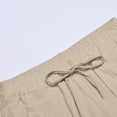 thumbnail image 6 of Mens Casual Chinos Pants Relaxed Fit Elastic Waist Khaki Trousers Stretch Dress Slacks with Pockets Khaki XXXXXL, 6 of 6