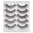 thumbnail image 2 of Paquete de 5 pestañas Rude Essential Faux Mink 3D, 2 of 2