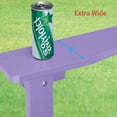 thumbnail image 7 of ACEGOSES 1 Pcs Faux Wood Adirondack Chair Weather Resistant for Patio Garden, Backyard, Porches and Indoors,Purple, 7 of 7