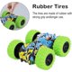 thumbnail image 5 of Camión de juguete Doodle Monster de doble cara con motor de fricción, volteretas, inercia a prueba de golpes, vehículos de empuje para niños pequeños, suministros para fiestas de cumpleaños y Navidad., 5 of 7