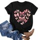 thumbnail image 2 of Blusas de Manga Corta para las Mujeres Divertida Impresión Cuello Redondo Camiseta Vintage, Blusas de Primavera para las Mujeres, 2 of 9