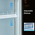 thumbnail image 5 of NSF Certified 38" Commercial Glass Door Refrigerator, 21 Cu.Ft Merchandising Display Cooler, 5 of 9
