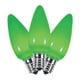 thumbnail image 1 of Bombillas navideñas, luces navideñas brillantes LED C9, verde, 25 unidades, 1 of 1
