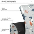 thumbnail image 4 of Yayeee Faucet Mat for Kitchen Sink 14.7" Diatomite Long Splash Guard Pad, Gray Cartoon Houses, 4 of 7