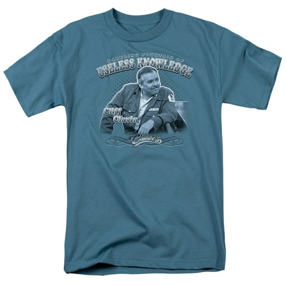 Cheers Fountain Of Knowledge Adult 18/1 T-Shirt Slate