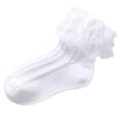 thumbnail image 5 of 1 Pair Children's Lace Socks Cotton Short Socks Ensuring Breathability and Daily Comfort for Girls Aged 1-10+ Years, 5 of 7