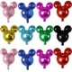 thumbnail image 2 of 10 globos de aluminio con forma de cabeza de Mickey Minnie Mouse para decoración de fiestas de cumpleaños y baby shower, juguetes para niños, suministros, globos de aire, 2 of 5