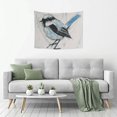 thumbnail image 5 of FCXZI Bird Wall Blue Tail Tapestry Art 100% Polyester Decorative Wall Hanging 40*30in, 5 of 6