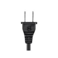 thumbnail image 5 of Monoprice 15ft 18AWG AC Power Cord Cable w/o Polarized, 10A (NEMA 1-15P to IEC-320-C7), 5 of 6