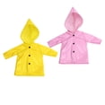 thumbnail image 1 of 2 piezas de ropa para muñecas Zulema chubasquero color caramelo 18 pulgadas Traje impermeable, 1 of 3