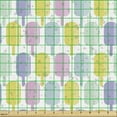 thumbnail image 2 of Ambesonne Ice Cream Fabric by the Yard Upholstery, Pastel Summer Popsicle, 1 Yard, Multicolor, 2 of 5
