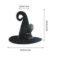 thumbnail image 3 of Decoraciones de Halloween, adornos de Halloween, regalos de Halloween, accesorios de Halloween, suministros para fiestas de Halloween, sombrero de bruja de Halloween, sombrero de bruja sexy para damas, 3 of 7