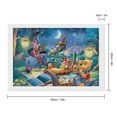thumbnail image 2 of Winnie The Pooh Diamond Art Kits for Adults Diamond Art Gem Art Painting Full Drill Round Art Gem Painting Kit for Home Wall Decor 8"x12", 2 of 6