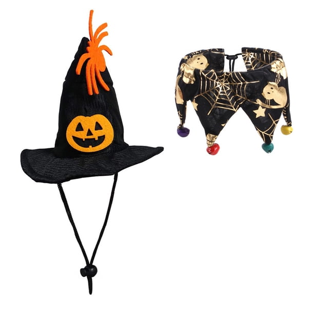 Conjunto de sombreros para mascotas Conjunto de Halloween para mascotas Sombrero de capa para gatos MFZFUKR BST2001468-1