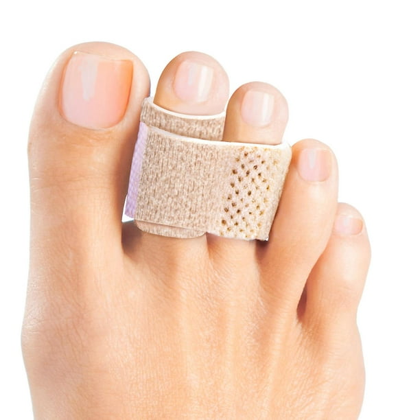 ShenMo 10x Toe Bandages Broken Toe Splints Padded To Correct Hammertoes Broken Toes Crooked Toes And Overlapping Toes