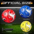 thumbnail image 2 of Paquete de 12 balones de fútbol Supervitae, tamaño 3, con bomba para interiores y exteriores, 2 of 6