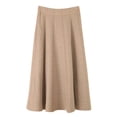 thumbnail image 2 of YUTK Mini Skirt for Women - Women's Pattern Knitting Sweater A-Line Skirt Mid Length Skirt Pleated Skirt Pink one Size, 2 of 4