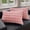 Pink, variant on Plush Pillow Cover, Luxurious Soft Fuzzy Pillow Case Standard Size with Zipper, Decorative Long Pile Bubbled Texture for Bedroom and Living Room