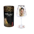 thumbnail image 1 of Carmani 15 oz Wine Glass 'The Kiss' by Gustav Klimt, EA, 1 of 3