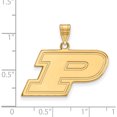 thumbnail image 2 of 10K Yellow Gold 10Ky Logoart Purdue Medium Pendant (24 X 27) Made In United States 1y003pu, 2 of 5