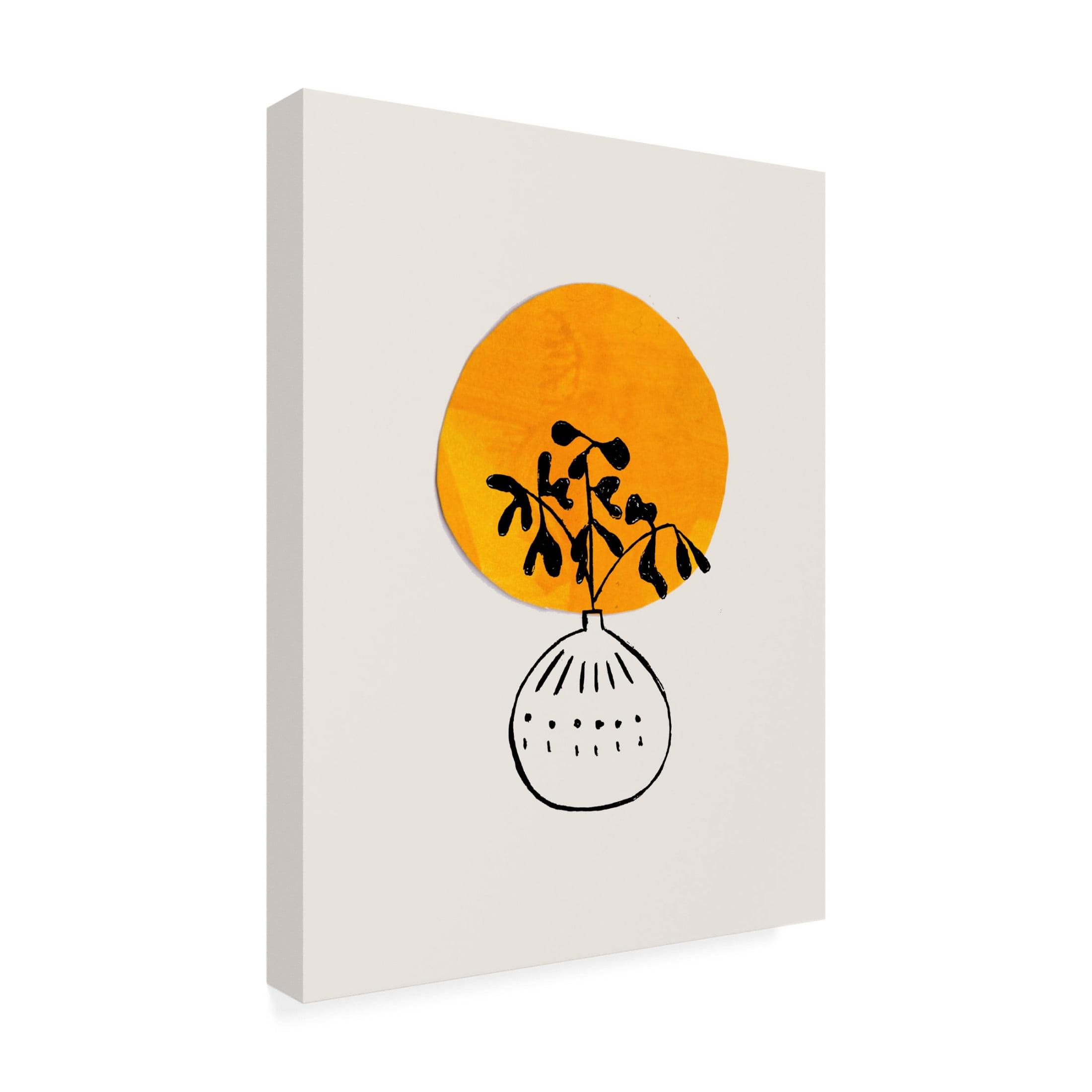 Trademark Fine Art Ejaaz Haniff Sun Plant . Canvas Wall Art