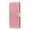 Pink, variant on Wallet Phone Case for Realme C21 with Card Holder and Stand Function Red