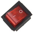 thumbnail image 2 of 4X Luz Roja 4 Pin DPST ON/OFF Interruptor Basculante 15A/250V 20A/125V AC 28X22mm, 2 of 8