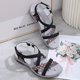 thumbnail image 4 of Zapatos para caminar con punta abierta, sandalias planas bohemias, zapatos cómodos de verano para mujer, 4 of 9