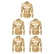 thumbnail image 1 of Sonducket Camisa transpirable para hombre Satén con mangas largas - Trabajo Boda o hogar Camisa para hombre Manga larga formal Amarillo grande S Type2 NO2, 1 of 6