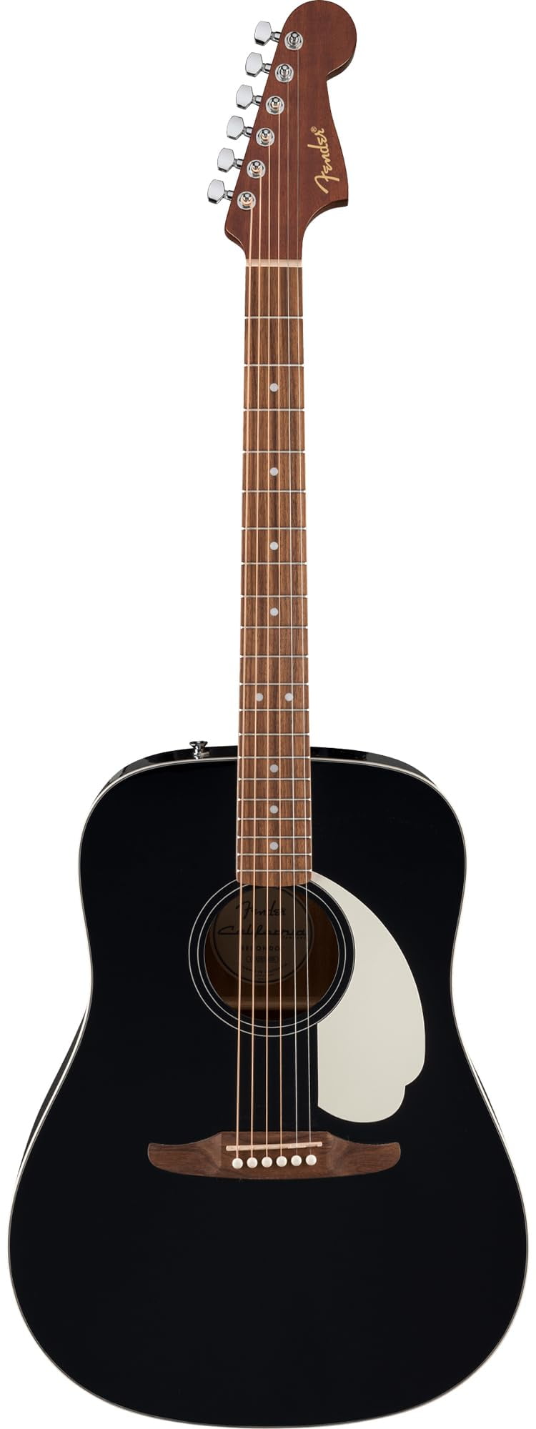 Fender California Standard Redondo Acoustic Guitar - Black Bundle with Gig Bag, Tuner, Strap, Strings, Picks, and Austin Bazaar Instructional DVD