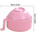 thumbnail image 6 of Ramen Cooker Ramen Bowl Set with Chopsticks,Microwave Safe Ramen Bowl Set with Fork & Spoon,All-in-One Noodle Cooker with Lid,Portable for College Dorm Apartment Office,Easy Clean & Storage, 6 of 7
