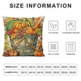 thumbnail image 5 of PHYHOO Fall Pillow Covers Fall Decorations Autumn Pillow Covers Fall Saying Pumpkin Pillow Covers Holiday Rustic Linen Fall Pillow Case for Sofa Couch, 5 of 5
