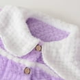 thumbnail image 6 of Godderr 2pcs Girls Fleece Pajamas Set for Toddler Baby,Kids Lapel Collar Thickening Fall Winter Sleepwear Toddler 2pcs Fleece Loungewear Outfits, 6 of 7