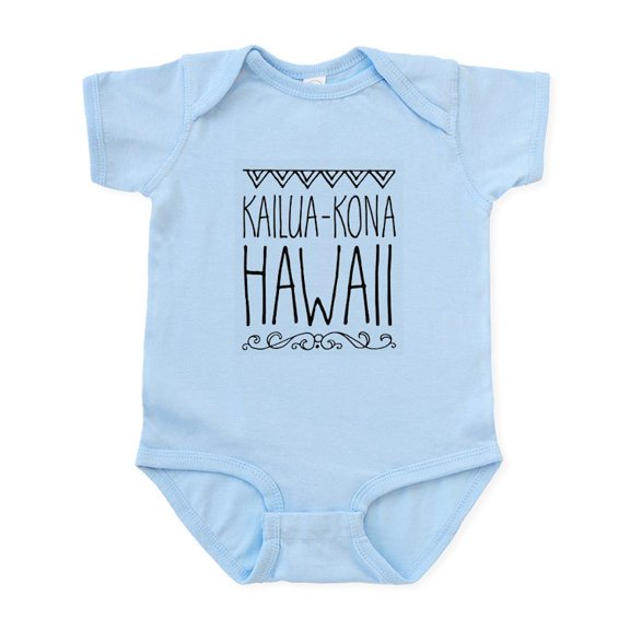 CafePress - Kailua Kona Hawaii Body Suit - Baby Light Bodysuit, Size Newborn - 24 Months