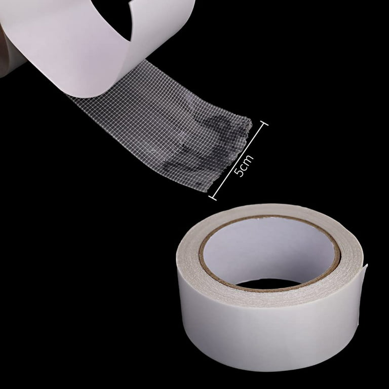 2 in x 11ya Double Sided Handy Roll | Heavy Duty Rug Tape. Removable Sidestick Doublesided Adhesive. Woodworking and Outdoor Use. Industrial Grade.
