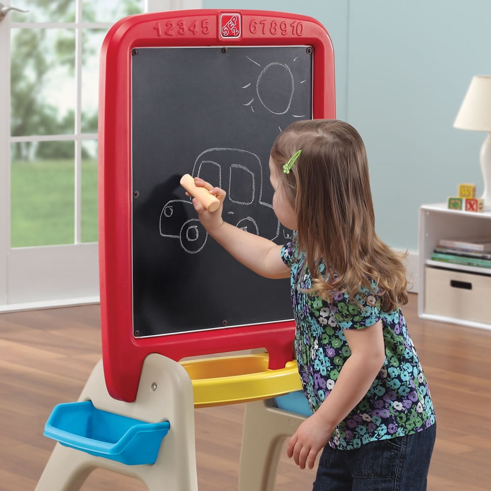 Disney Junior Travel Chalk Pad Red